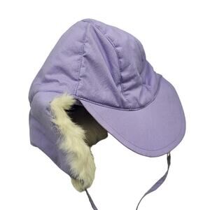 Obermeyer Lavender Fur-Lined Hat